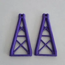 2x Lego Purple 64449 1x6x10 Support Girder A-Frame Friends
