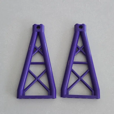 2x Lego Purple 64449 1x6x10 Support Girder A-Frame Friends