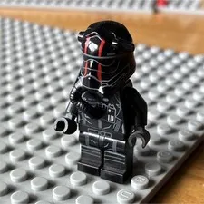 LEGO Minifigure First Order TIE Fighter Pilot - Two Red Stripes on Helmet sw0860