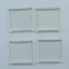 LEGO x 4 Trans-Clear Panel 1 x 6 x 5 59349