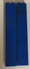 Lego 1x2 Brick Bricks Lot Of 20 Toy Toys Pieces Parts 2 Pegs Blue