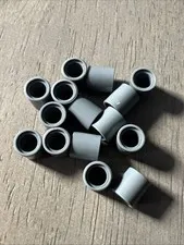 LEGO 2450 Dark Bluish Gray Technic, Liftarm Thick 1 x 1 (Spacer) 15 Pieces