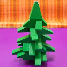 LEGO Christmas Tree Plant Build Green/Brown Custom Build, MPN 3031, Age 6+