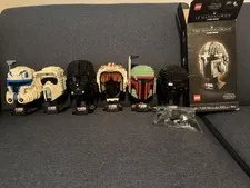 LEGO Star Wars 18+ Helmet Collection Lot Of 7 Helmets (Used/Good Condition)