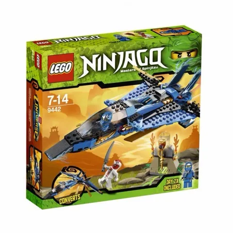 LEGO Ninjago 9442 Jay's Storm Fighter. No Box. 100% Complete With Manuel