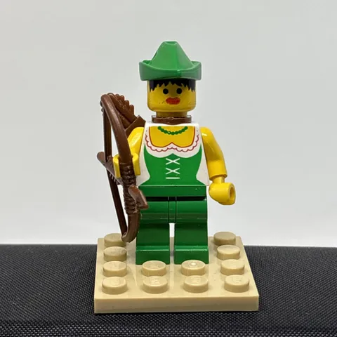 Vintage LEGO 6071 Castle Forestwoman Rare Minifigure (1990)