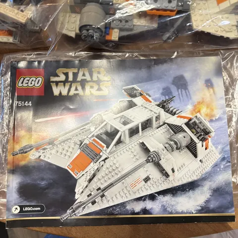 Lego Star Wars Snow Speeder 75144 Partially Pre Built, Complete W/ Manual
