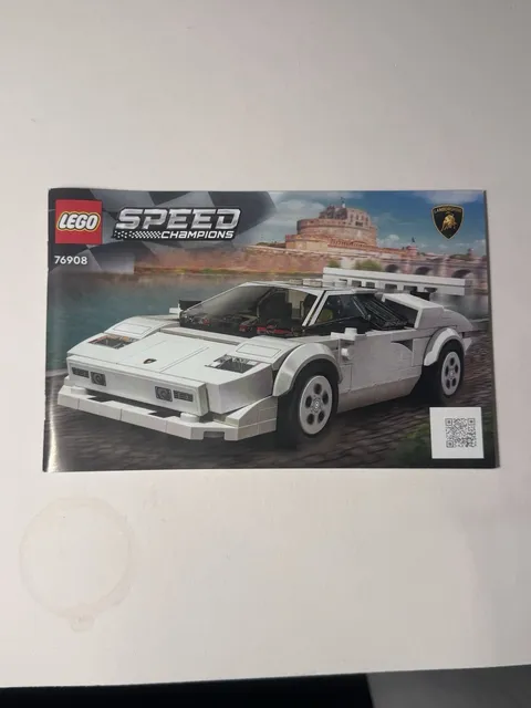 LEGO SPEED CHAMPIONS: Lamborghini Countach (76908) INSTRUCTIONS ONLY