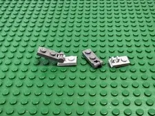 LEGO Dk Stone Plate 2x2 Bar End & Med Stone Top Clip 4195 7961 7965 #60478 92280