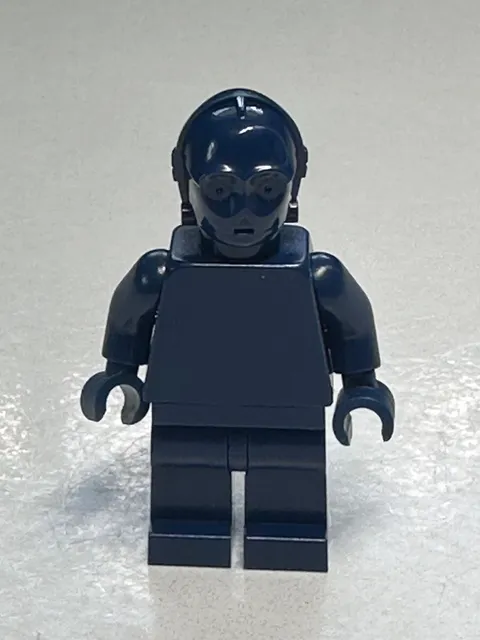LEGO STAR WARS Minifigure  C-3PO Monochrome dark blue RARE!