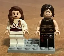 Lego Prince of Persia Minifigure Princess Tamina & Dastan,  No Accessories