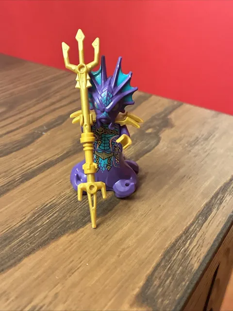 Lego Prince Kalmaar 71756 71755 71754 Seabound Ninjago Minifigure W Trident