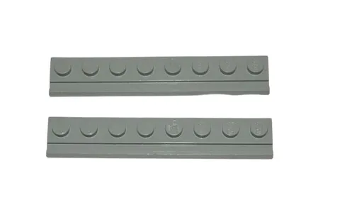 2 Lego® TRAIN Railway 9V 12V RC Slide Guide Rail 8x1 GREY