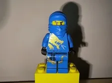 LEGO Ninjago Jay DX Minifigure Njo0016 Gold Dragon Torso 2521 & 2519 EXCELLENT