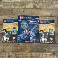 New Harry Potter LEGO Book Lot Voldemort/Hermione Mini Figures
