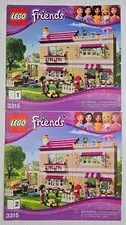 LEGO Friends 2-Booklets Olivia's House #3315 MANUAL INSTRUCTIONS ONLY!!!!