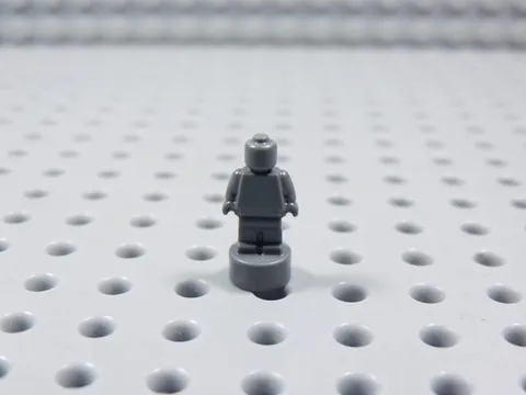 LEGO Dark Bluish Gray Statue Trophy Accessory Minifig BS