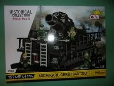 COBI German howitzer 60cm KARL GERAT 040 ZIU 2560 NEW (No. 2)