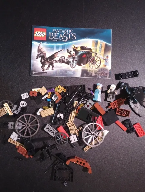 Lego Fantastic Beasts 75951 2 Wizards Pegasus Wagon Fantasy Set Incomplete