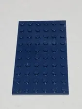 LEGO Plate Dark Blue ● 6 X 10 ● #  3033 ● QTY 1