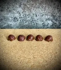 5x Lego Minifigure Part - 62810 - Hair Short Tousled with Side part (2008-2026)
