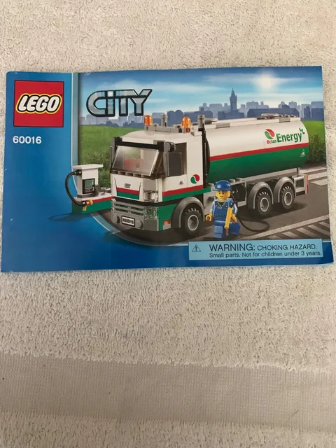 LEGO CITY: Tanker Truck (60016) Instructions Manual ONLY