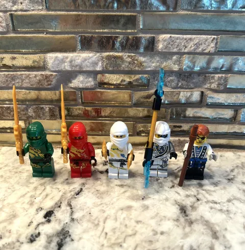 LEGO Ninjago CUSTOM DX Minifigure Lot of 5 Zane Kai Lloyd Future Jay Lot of 5🔥