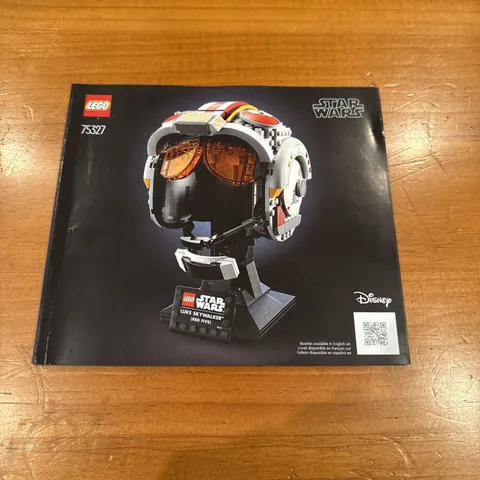 LEGO Star Wars 75327 Luke Skywalker Helmet Instruction Manual Booklet Disney