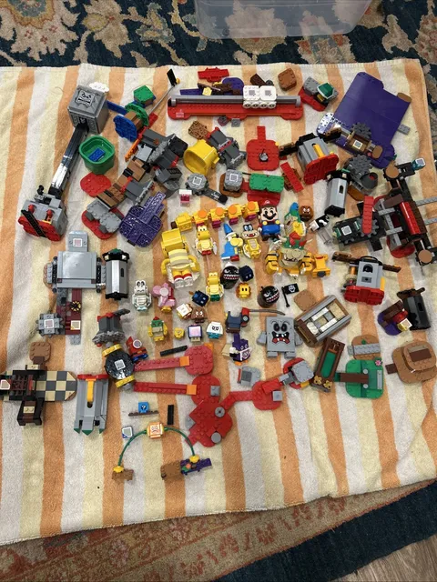 LEGO Super Mario Bulk Lot with Mario Figure & Assorted Builds