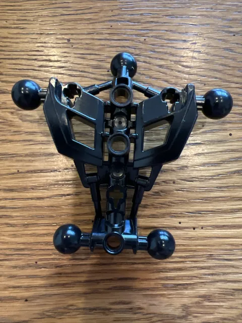 LEGO 87794 Hero Factory Torso, Skeletal with 5 Ball Joint Black - 1 piece