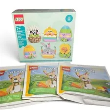 LEGO 40890 Easter Decorations GWP Exclusive (NEW FACTORY SEALED) 30716 X3 NEW