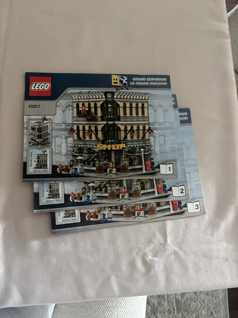 LEGO 10211 Grand Emporium Instruction Manual Booklet Set
