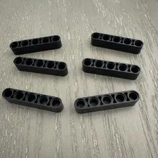 LEGO Beam 5 (32316) 6 Pieces Black