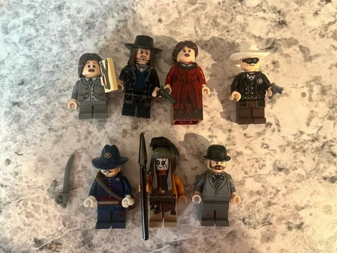 LEGO Lone Ranger Minifigure Lot 7 Figures 79111 Tonto  Butch Captain Fuller Cole