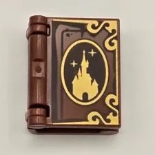 LEGO Disney Princess Book Brown Gold Castle Minifigure Accessory Fantasy