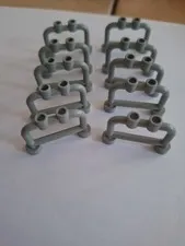 No 333 10x Lego Fence 4083 Light Grey