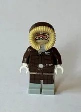 Lego Star Wars Han Solo W/ Parka, Brown Coat. SW0709 from Hoth Episode V 