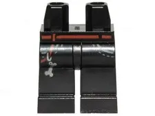 LEGO® Part 970c00pb0990 - Hips and Legs with Reddish Brown Belt