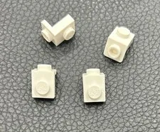 LEGO Parts Bracket 1x1 - 1x1 White Lot 4 Part #36841
