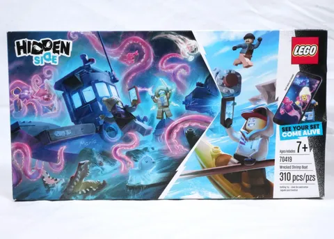 LEGO Hidden Side 70419 Wrecked Shrimp Boat Factory Sealed NISB 310 Pc Set
