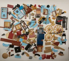 Mixed Lot LEGO Pieces – Beauxbatons Carriage (Retired Harry Potter) Parts