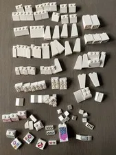 LEGO White Curved Inverted Slopes 100pc Bulk Lot Parts MOC Build Star Wars