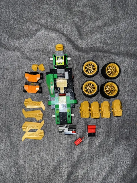 B-1 Lego Partial Build Lloyd's Race Car EVO 71763 Ninjago Incomplete