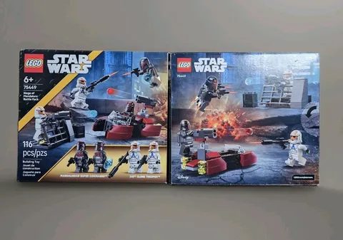 Lot Of 2 X LEGO 75449 -  Star Wars Siege of Mandalore Battle Pack - Mandalorian 