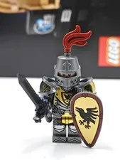 NEW Castle Armored Raven Knight Custom Lego Minifigure Medieval Tournament