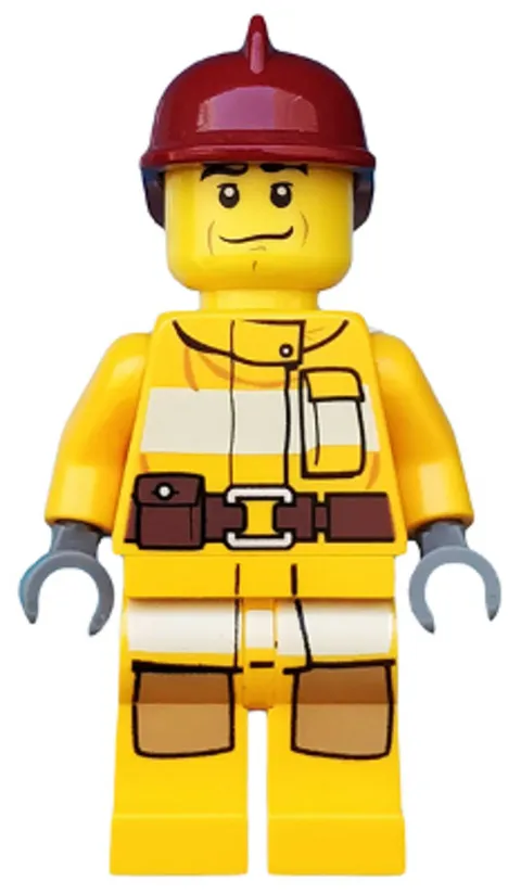 LEGO: Fire Bright Light Orange Fire Suit (cty0286)