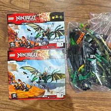 LEGO NINJAGO Skybound 70593 The Green NRG Dragon incomplete No Box no minifig