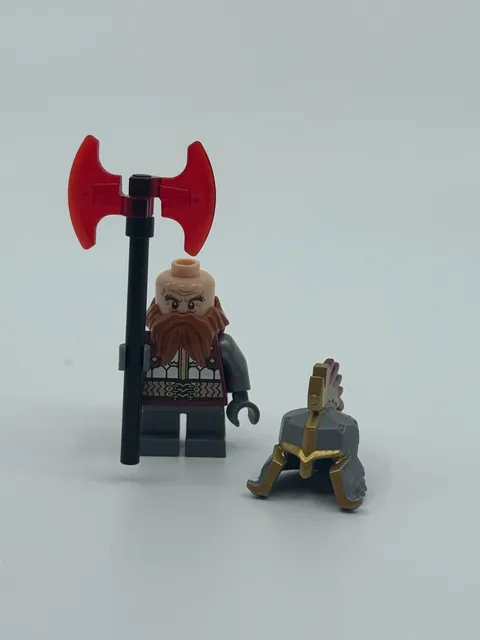 LEGO Dain Ironfoot Dwarf Minifigure LOTR The Hobbit - lor107 79017 