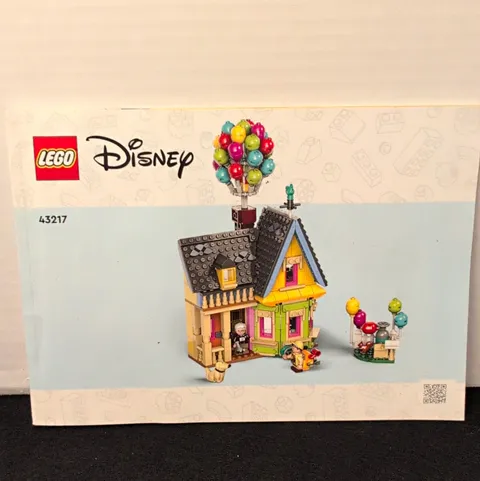 LEGO Disney 43217 "Up" House Illustrated Instruction Manual Booklet English
