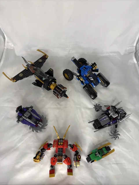 LEGO NINJAGO Lot (RETIRED) Includes Parts from (70747) (70720) (70723) + (DESC)
